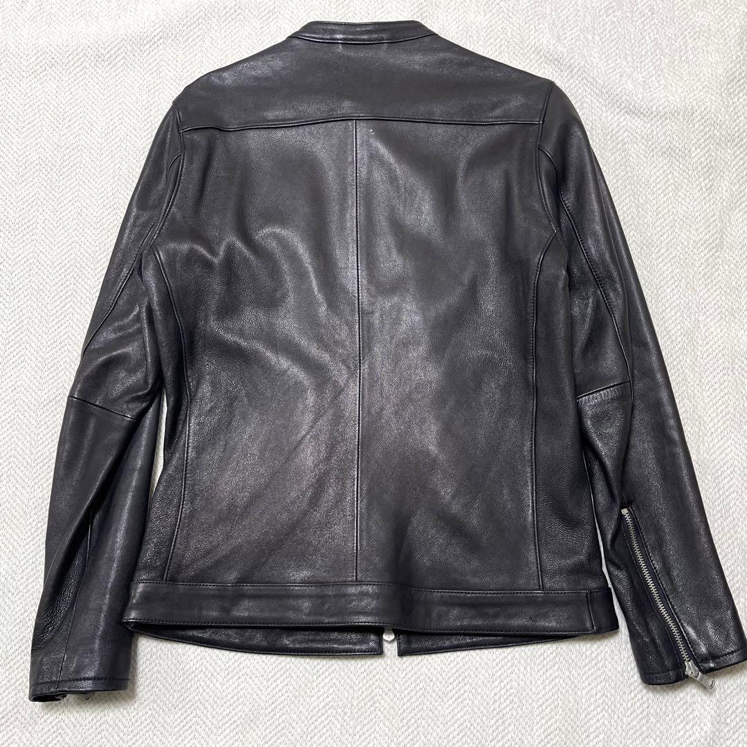 極美品 FREAK'S STORE ゴートレザー ライダース レザージャケット