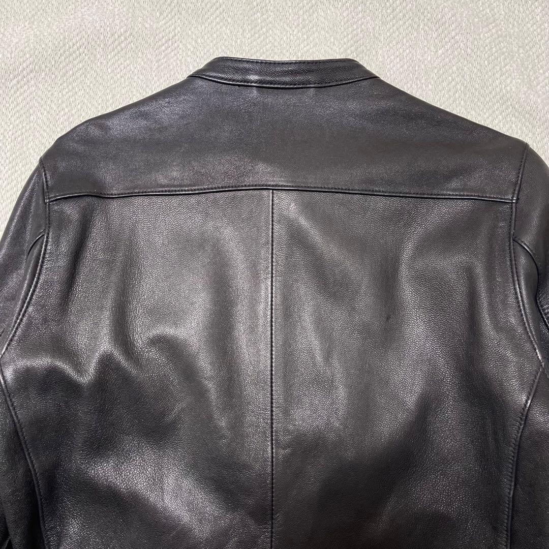極美品 FREAK'S STORE ゴートレザー ライダース レザージャケット
