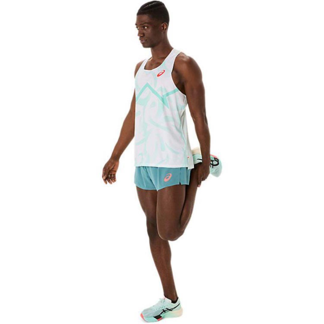 asics SPEED SINGLET & ランパン セット　　Mサイズ