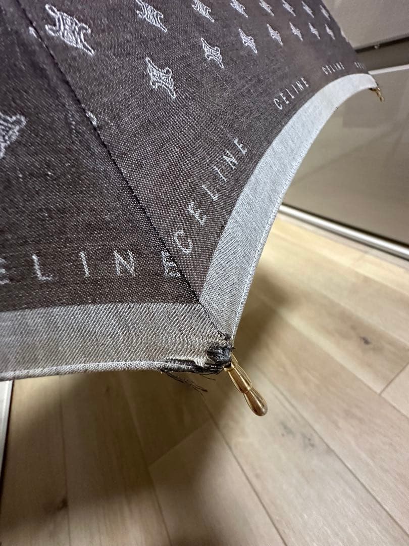 【CELINE】セリーヌ　長傘　日傘