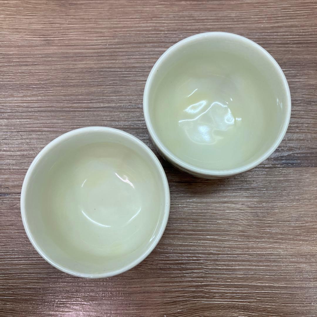 3F 九谷焼 茶器セット 急須 湯呑み 5客 赤絵 金彩 扇面 花尽くし