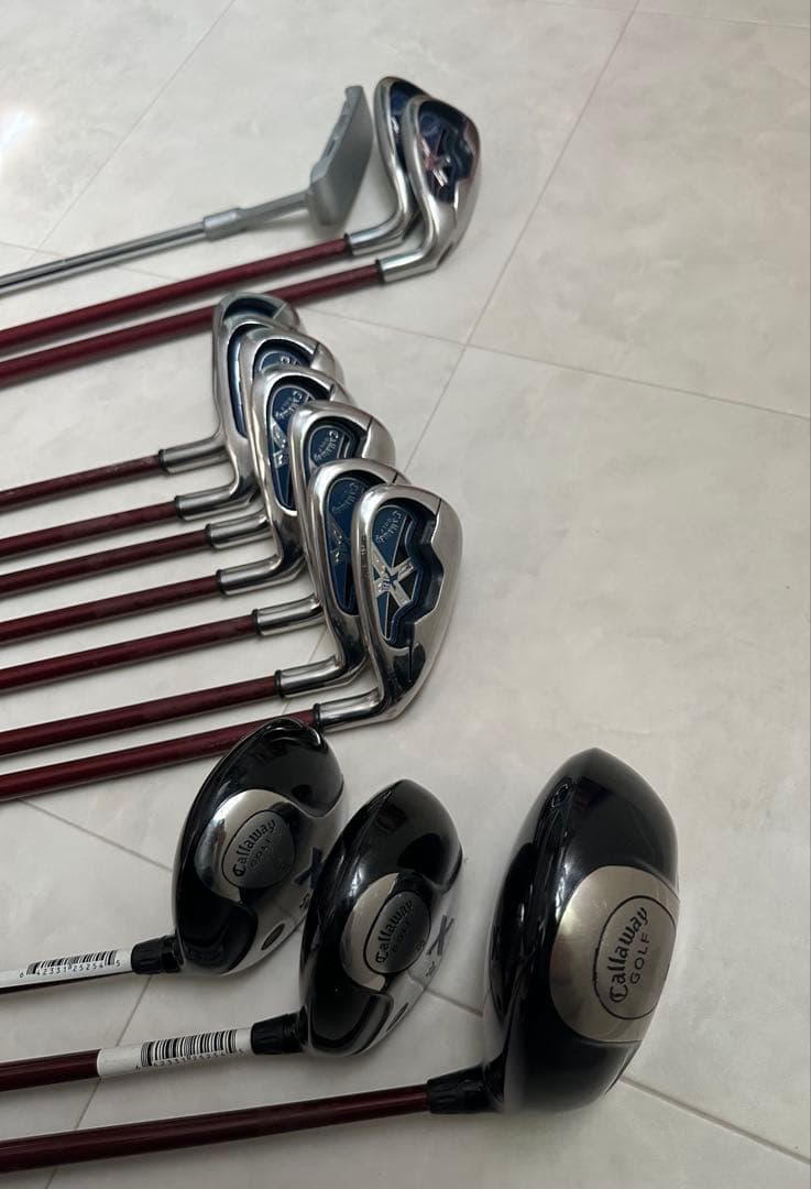 ◼️出品4/5(日)迄◼️中古【Callaway】キャディバッグ＆ゴルフクラブSET