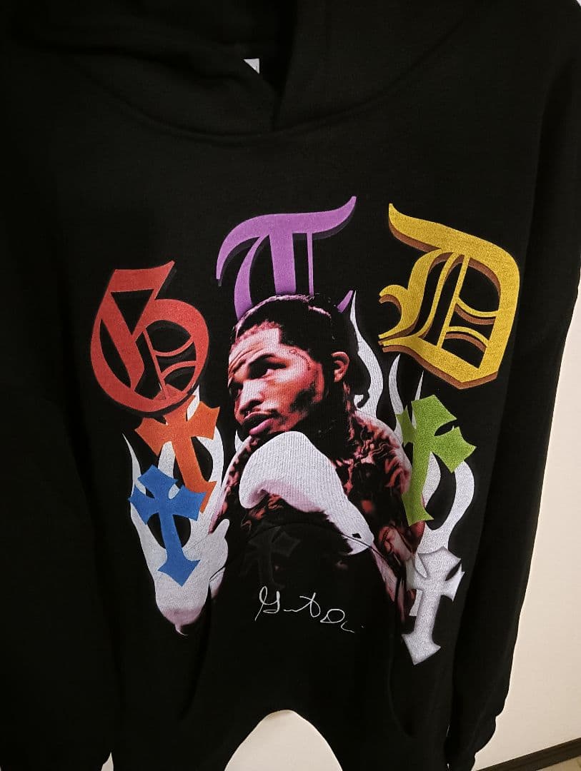 新品未使用　デービス　裏起毛パーカー　 サイン入りChrome Hearts