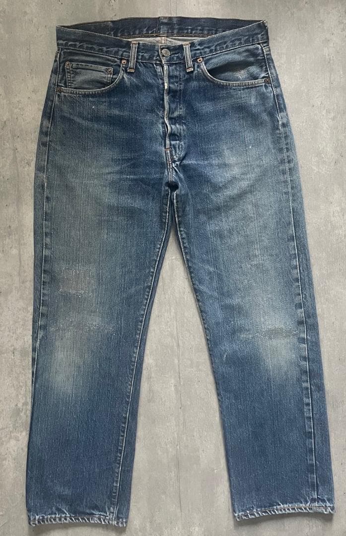 70S リーバイス501 66BIGE過渡期モデル レア足長R リペア済み