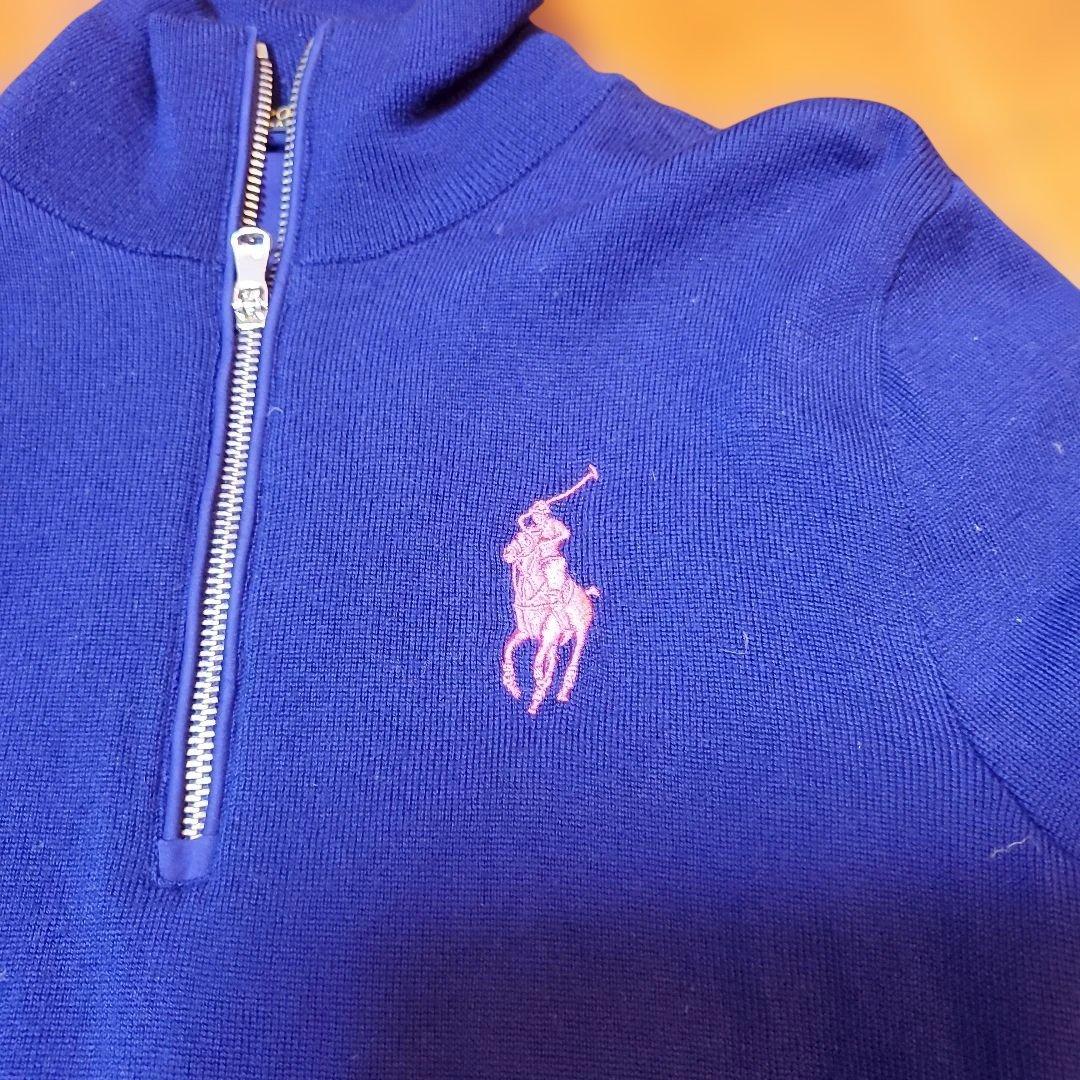 美品☆Ralph Lauren Polo Golf ハーフジップ セーター M