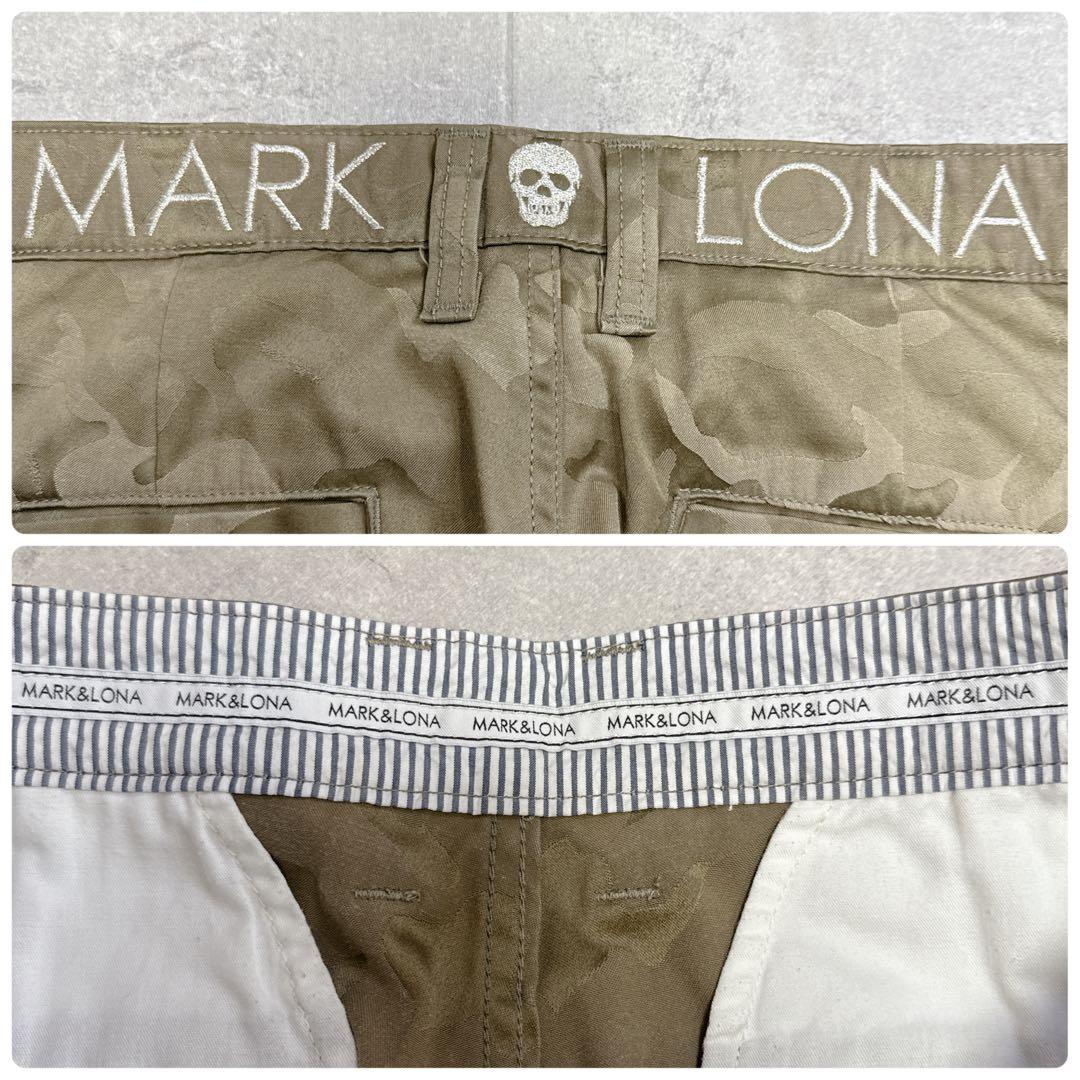 MARK&LONA マークアンドロナ ゴルフパンツ 迷彩 カモフラ スカル Ｌ