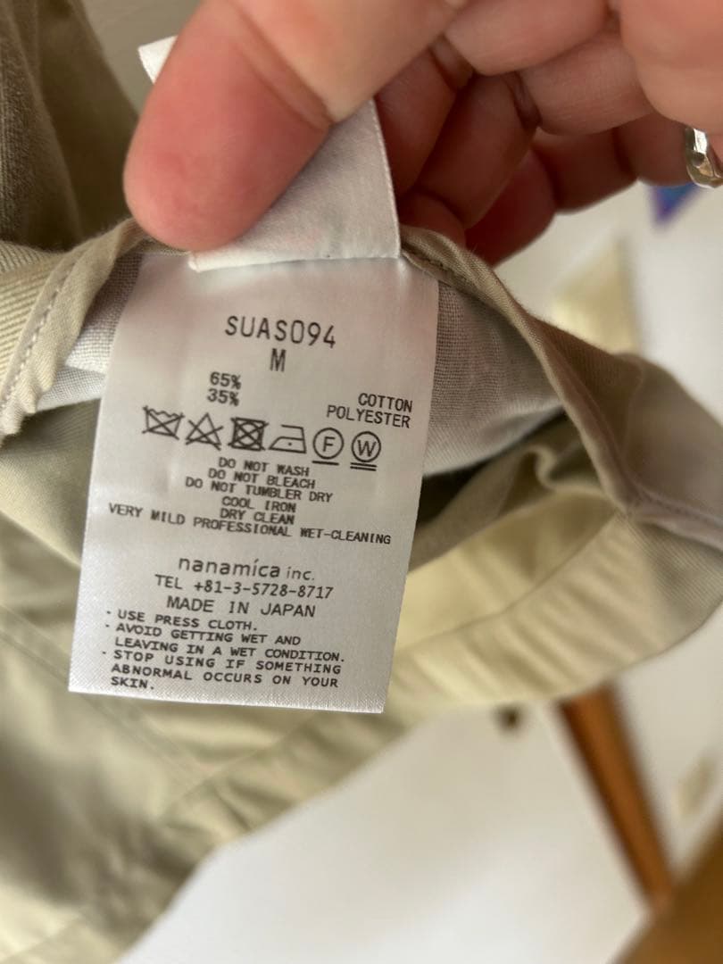 ナナミカ　nanamica Chino Club Jacket M Khaki
