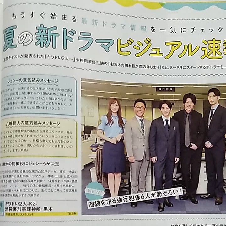《専用》ジェシー×八嶋智人、松岡茉優×三浦春馬・月刊ザテレビジョン2020年9月