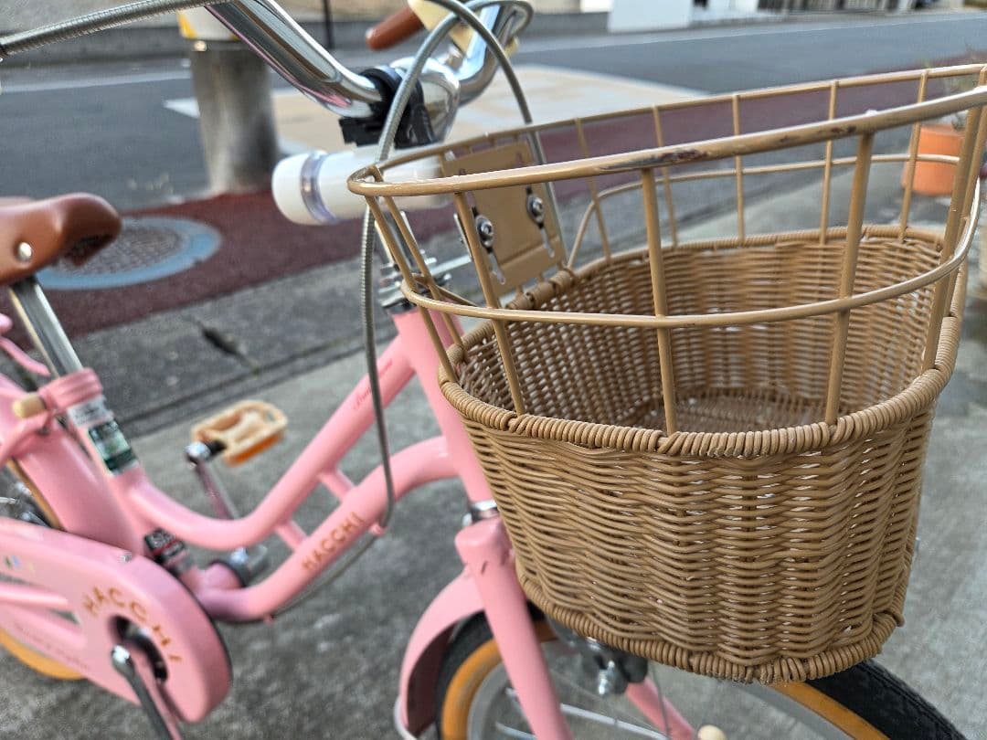 ブリヂストン ハッチ ピンク子供用自転車 キッズ 16インチ