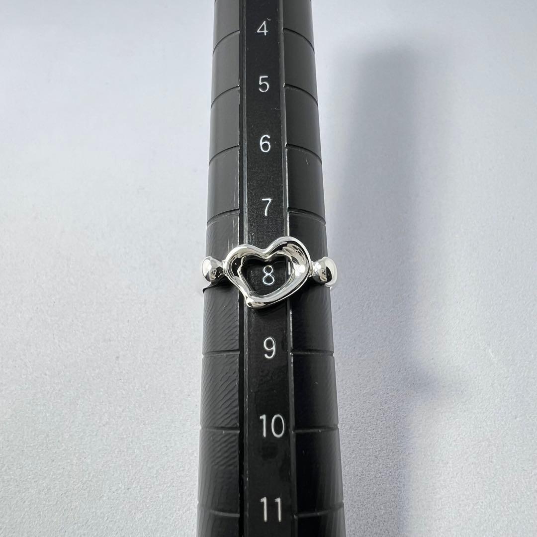 ティファニー　オープンハートリング　8号 シルバー925