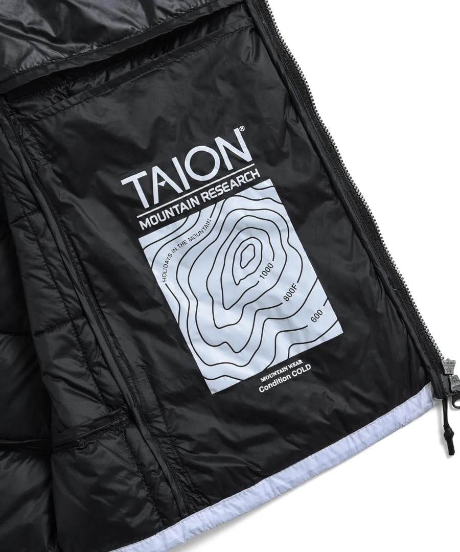 10周年コラボ【TAION × Mountain Research】ダウンベスト