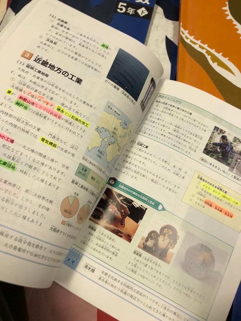 四谷大塚 予習シリーズ5年 国算理社/漢字/計算　上下　中古　2023年版