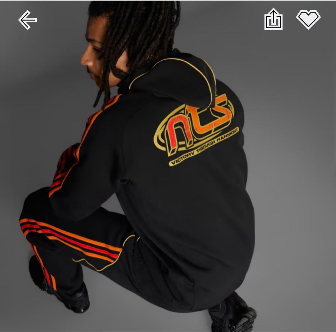 アディダス アーセナル×NTS パーカー　【新品 】ブラック XL adidas
