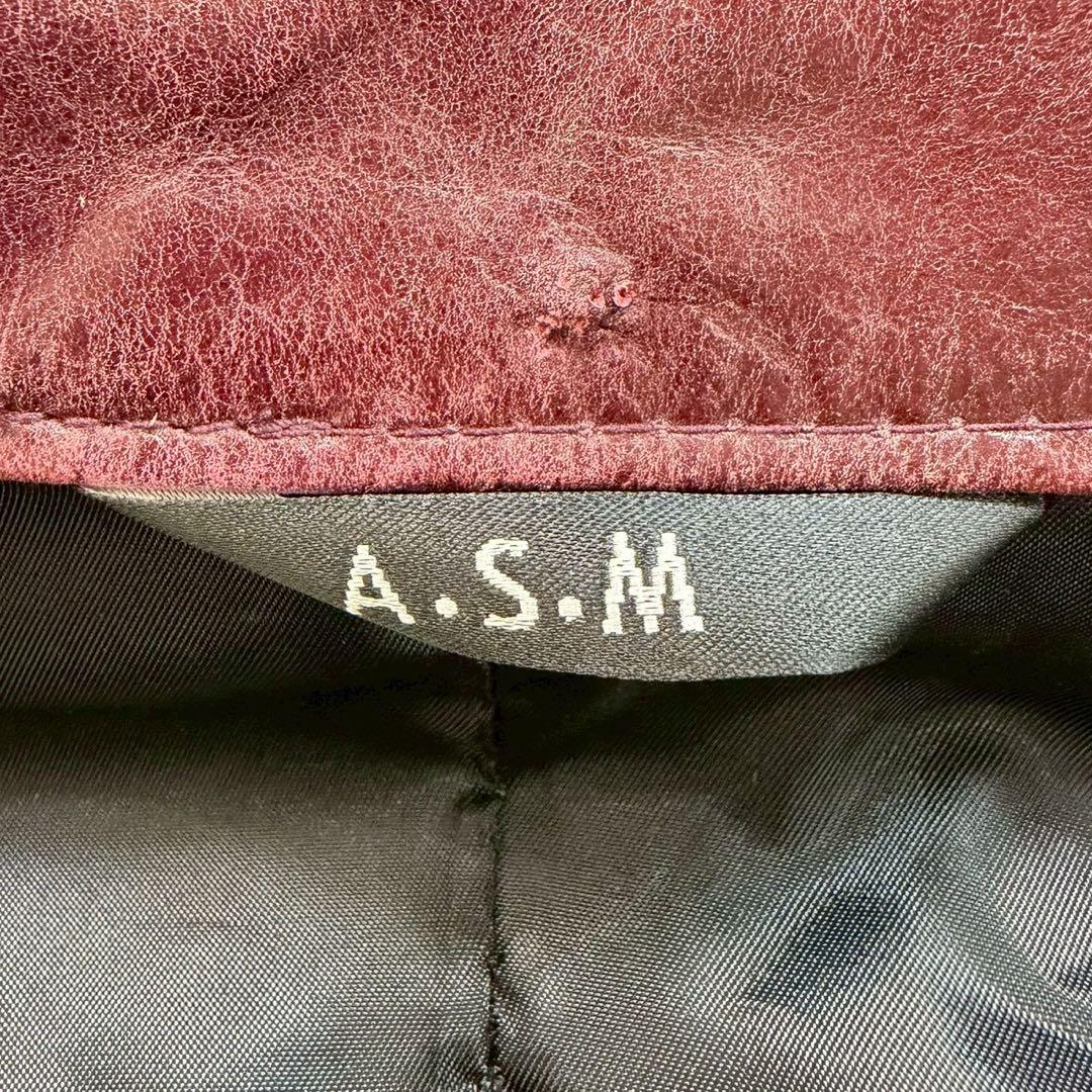 00s【archive】A.S.M/レザージャケット/Y2K/お兄系/ギャル男◎