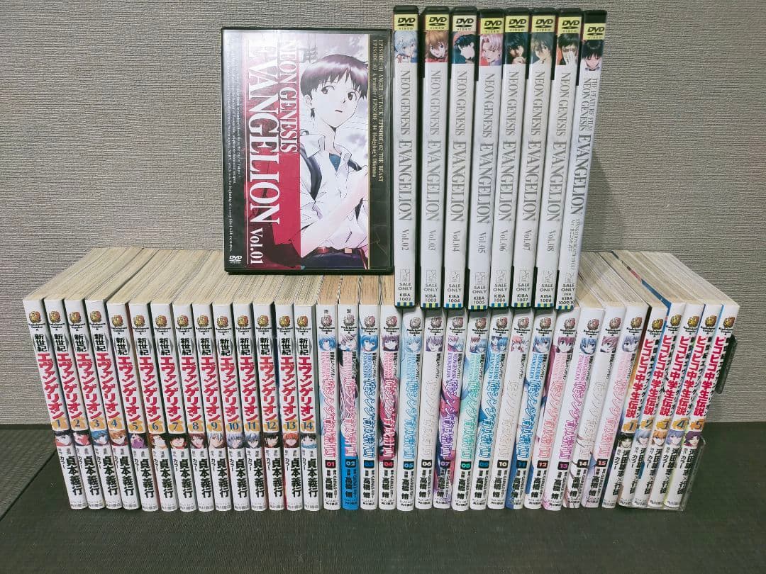エヴァンゲリオン まとめ売り 漫画 DVD 全巻