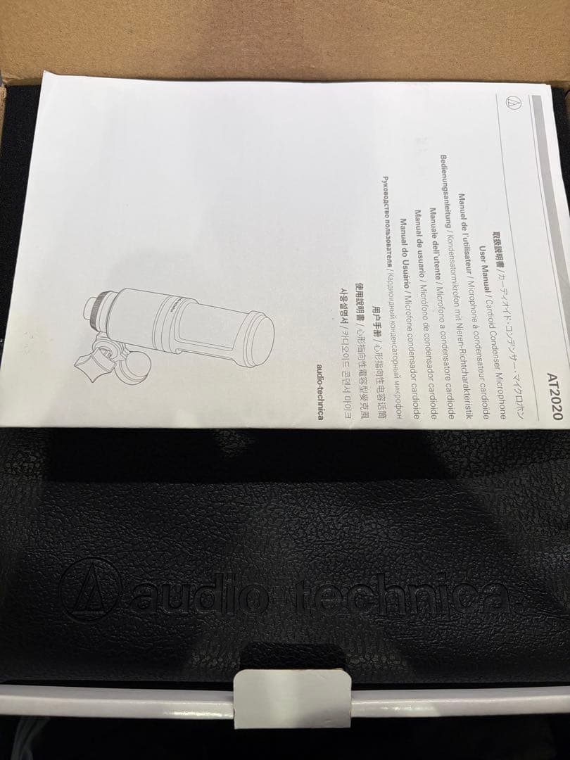 【美品】audio-technica AT2020 ブラック