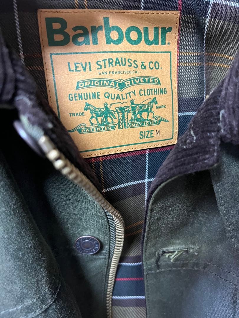 barbour×levis タイプIIジャケット