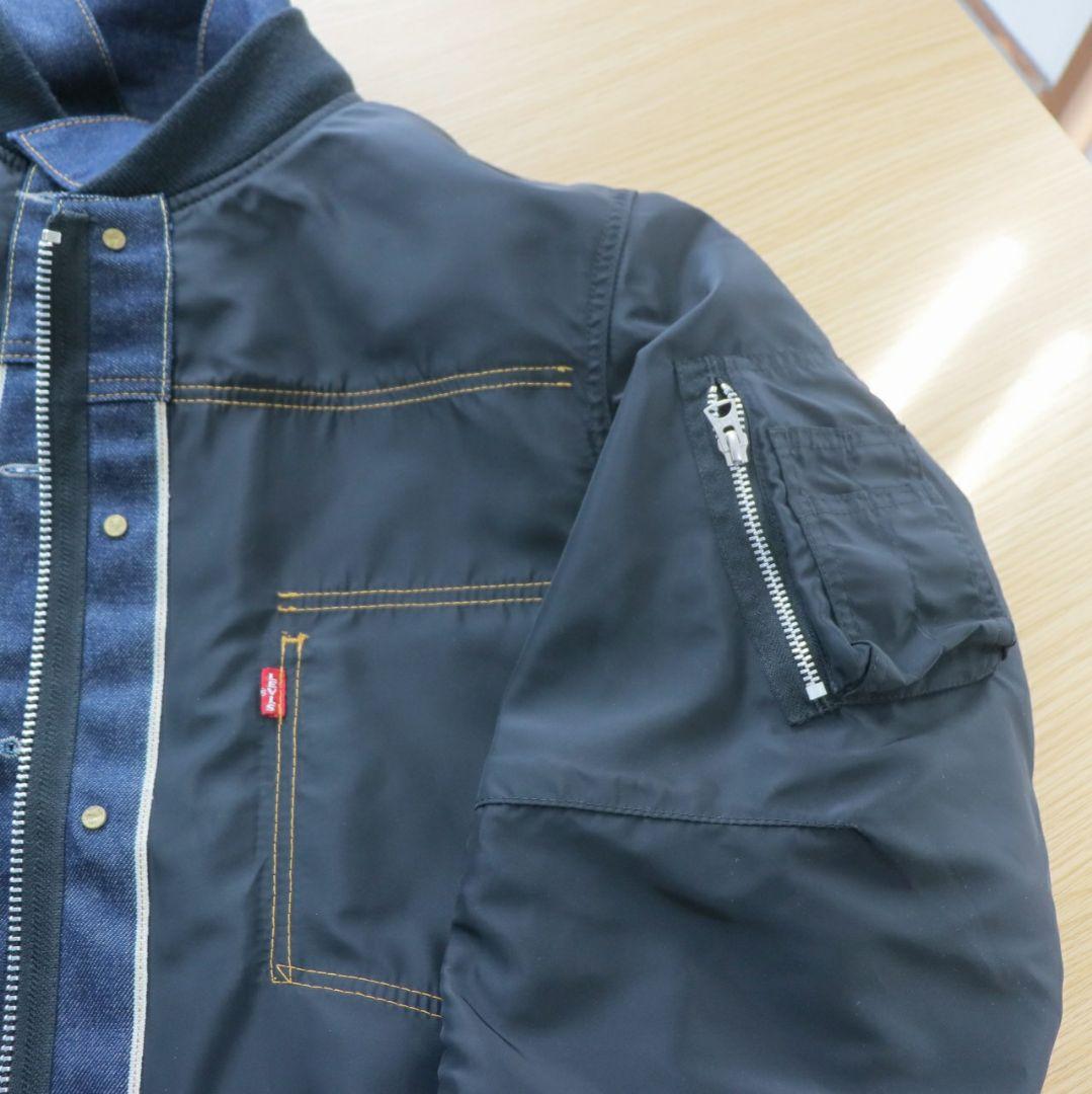 sacai × Levi's デニムナイロンツイルリバーシブルブルゾン サイズS