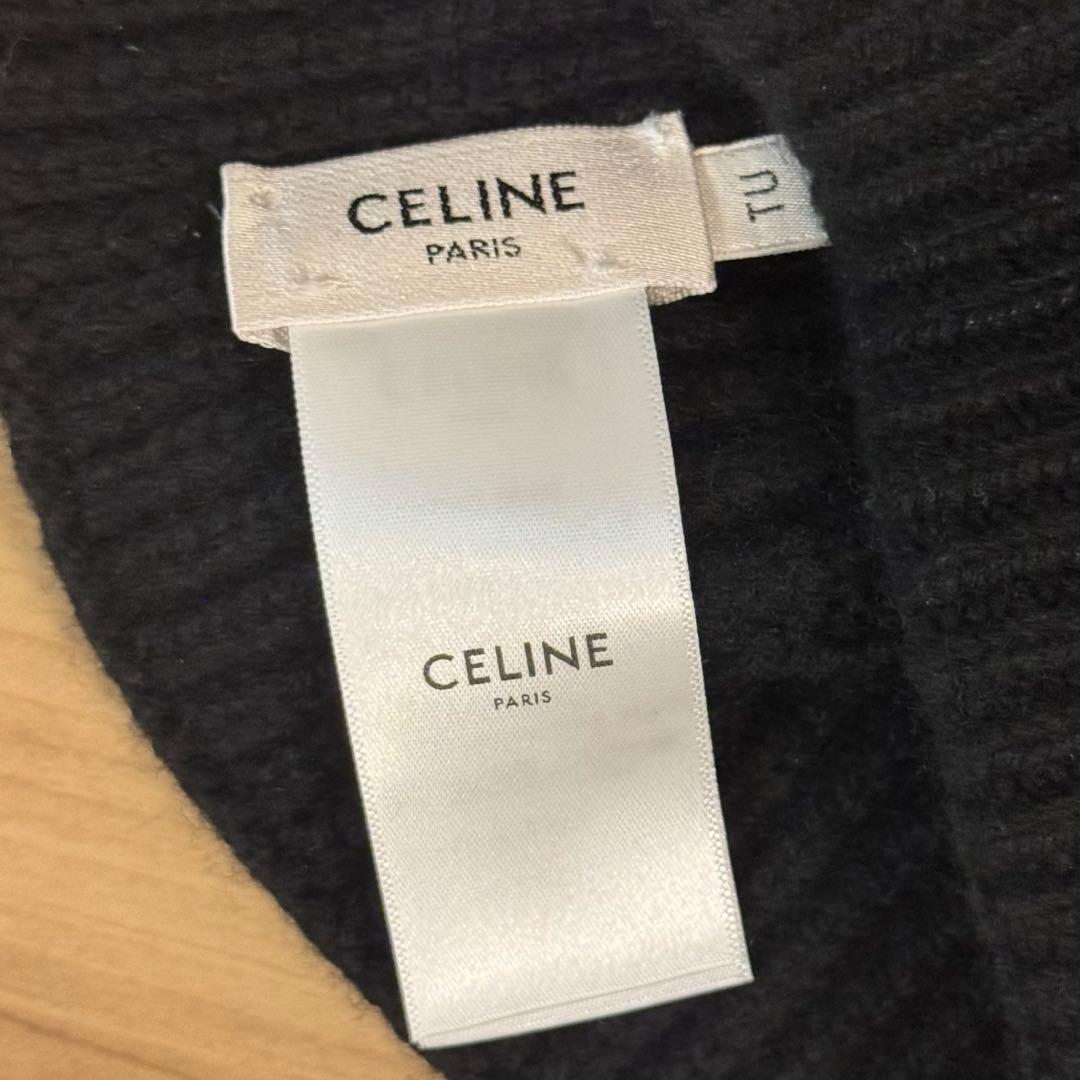 CELINE セリーヌ ビーニー ニット帽 トリオンフ
