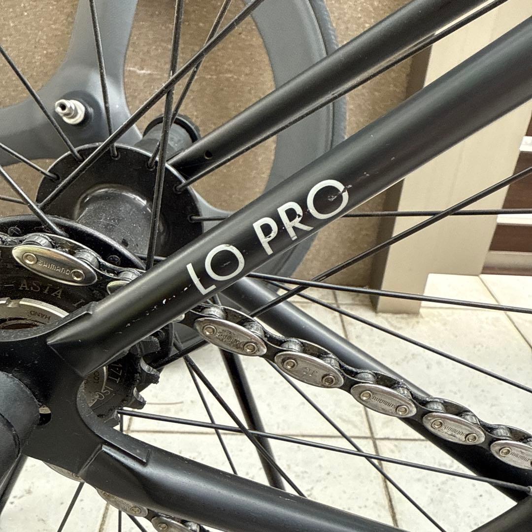 affinity cycles lopro クロモリ美品　フロント予備ホイール付