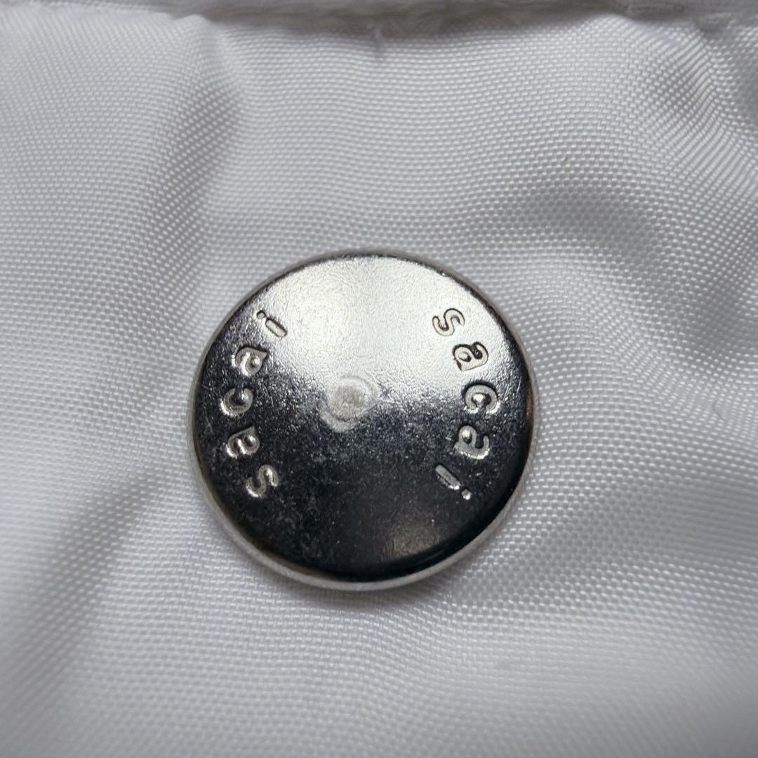 極美品 25SS sacai コットン ポプリン シャツ ジャケット