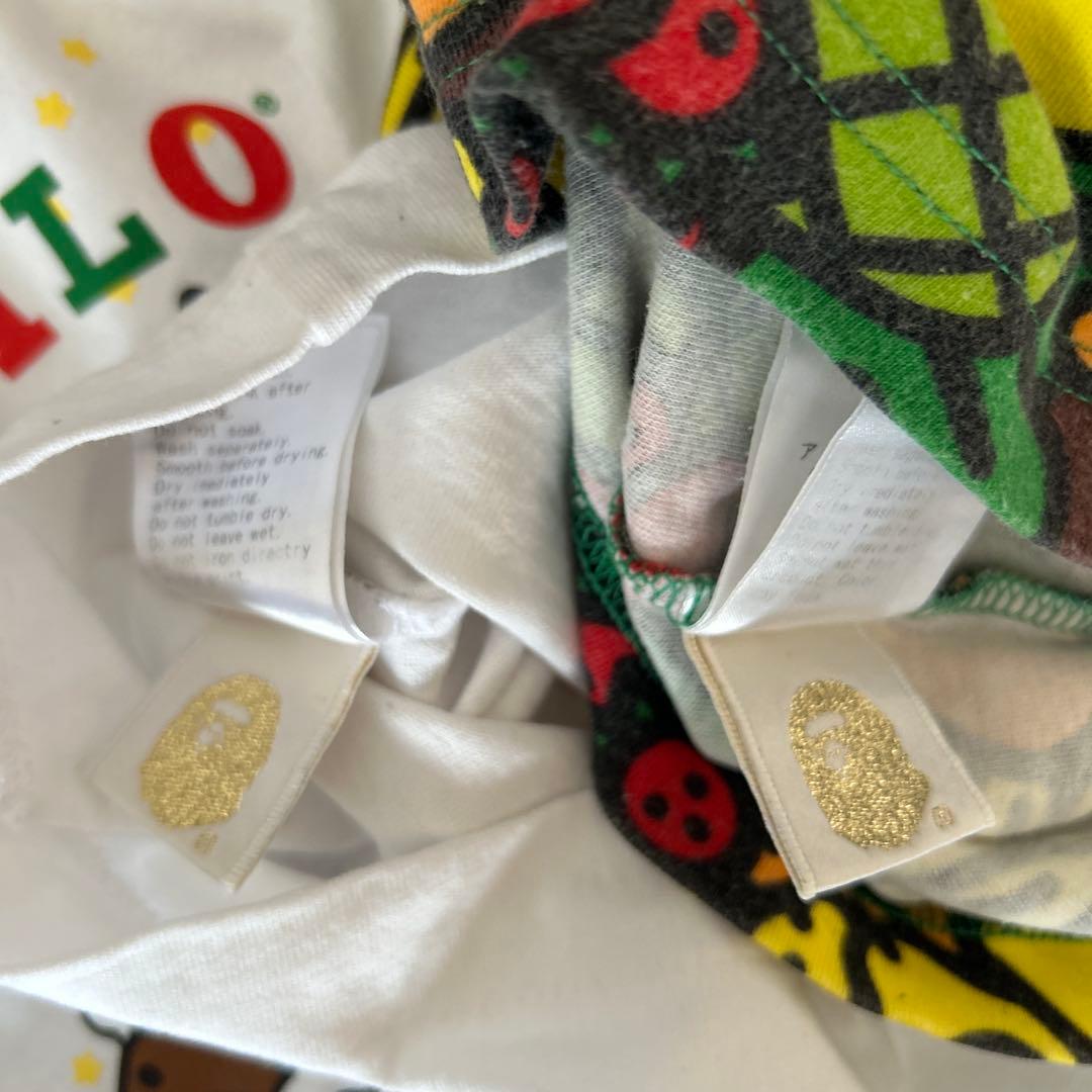 BAPE KIDS Tシャツとフルーツ柄タンクトップセット90cm正規品