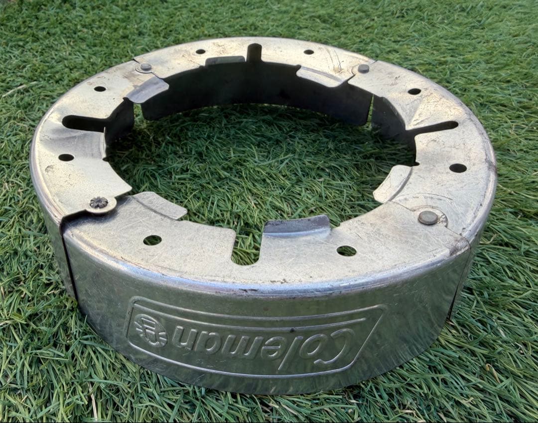 Coleman 508A シングルバーナ 遠赤ヒータ 風防スクリーン 動作OK