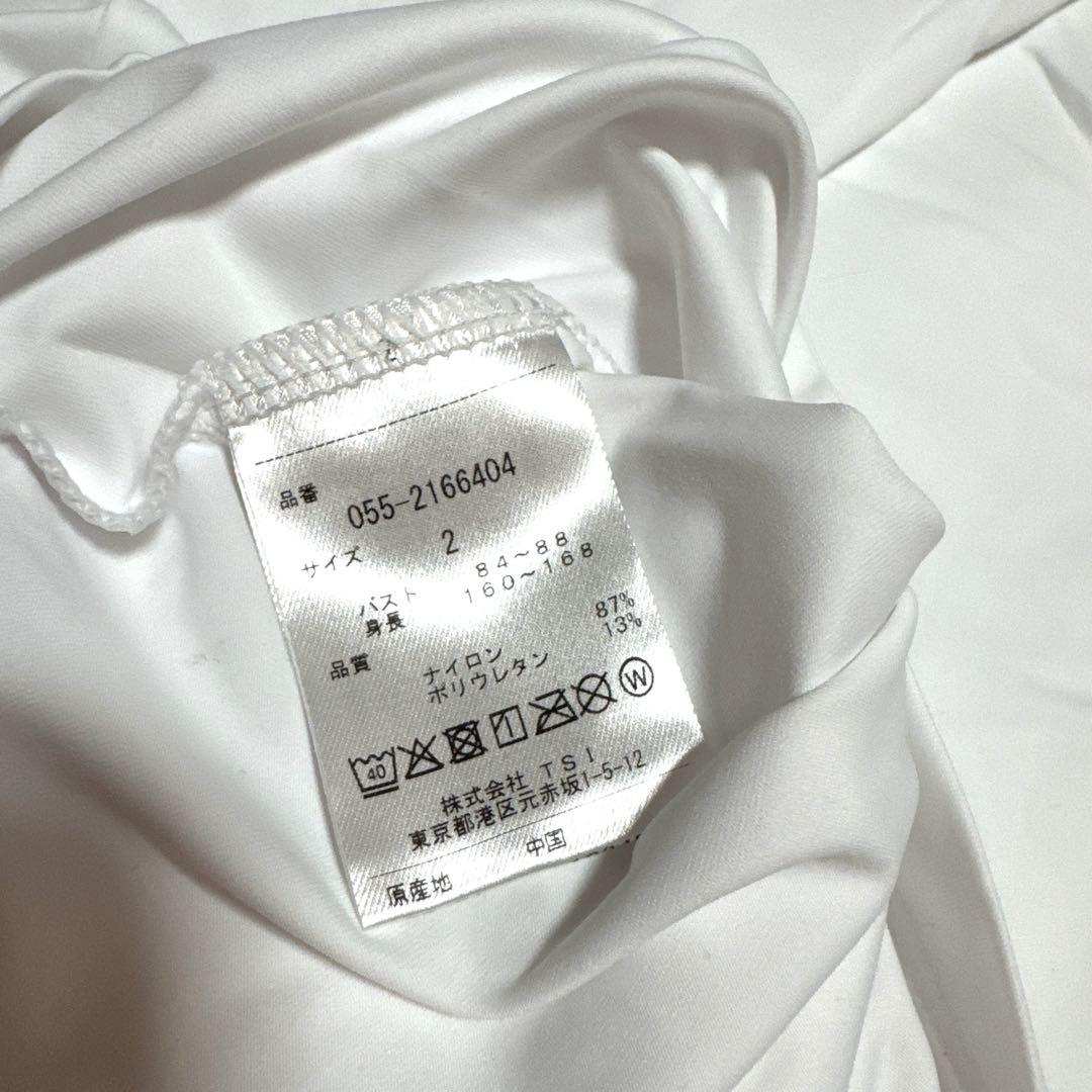 PEARLY GATES❣️Uネックインナー 袖ロゴ サイズ2 新品