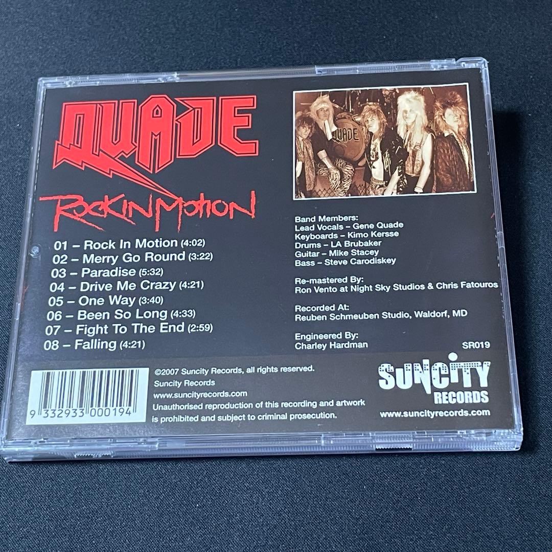 QUADE Rockin' Motion リマスターメロハー希少