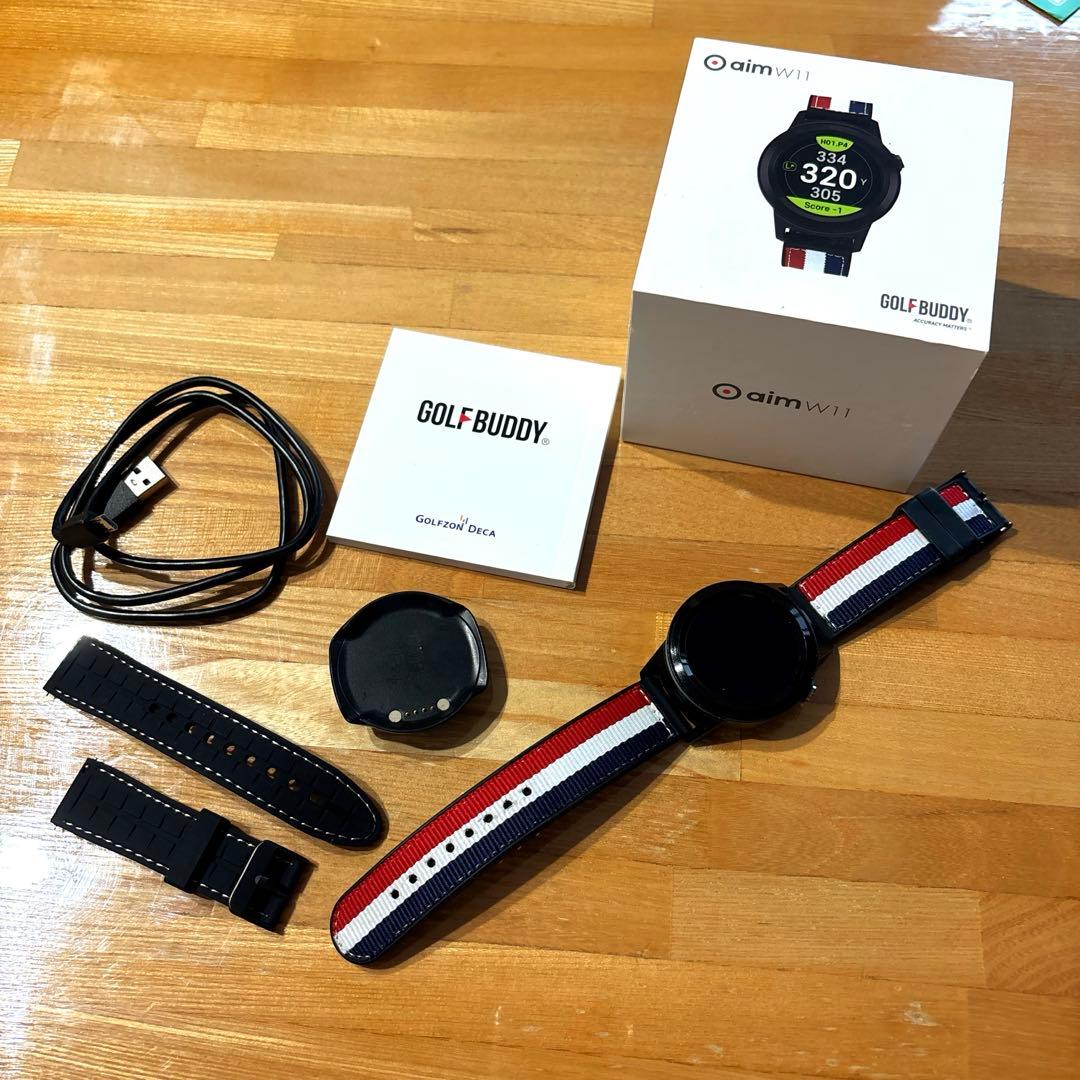 ラウンド用品・アクセサリー Golf Buddy aim w11 GPS Watch
