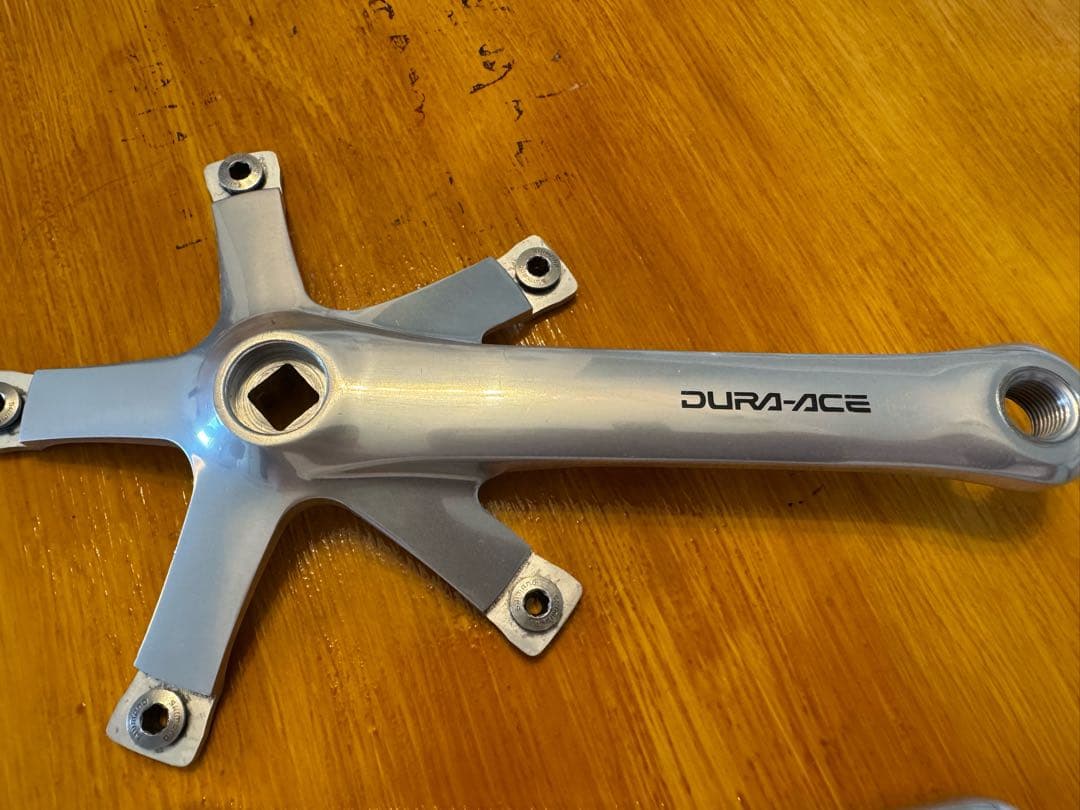 ☆美中古Dura Ace FC-7600ピスト用クランクNJS刻印あ165mm