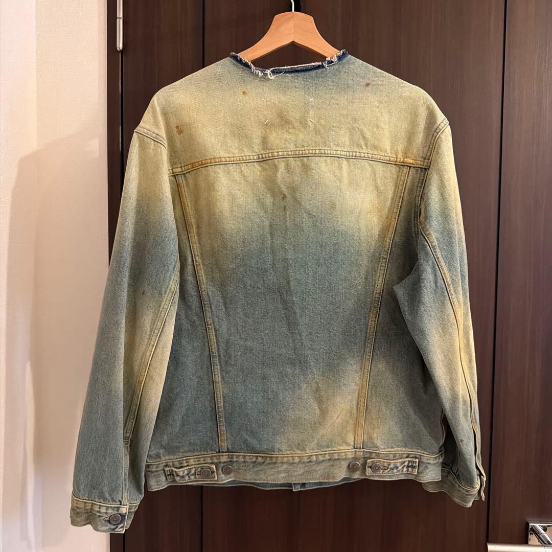 Maison Margieraデニムジャケット　コーエド　ノーカラー