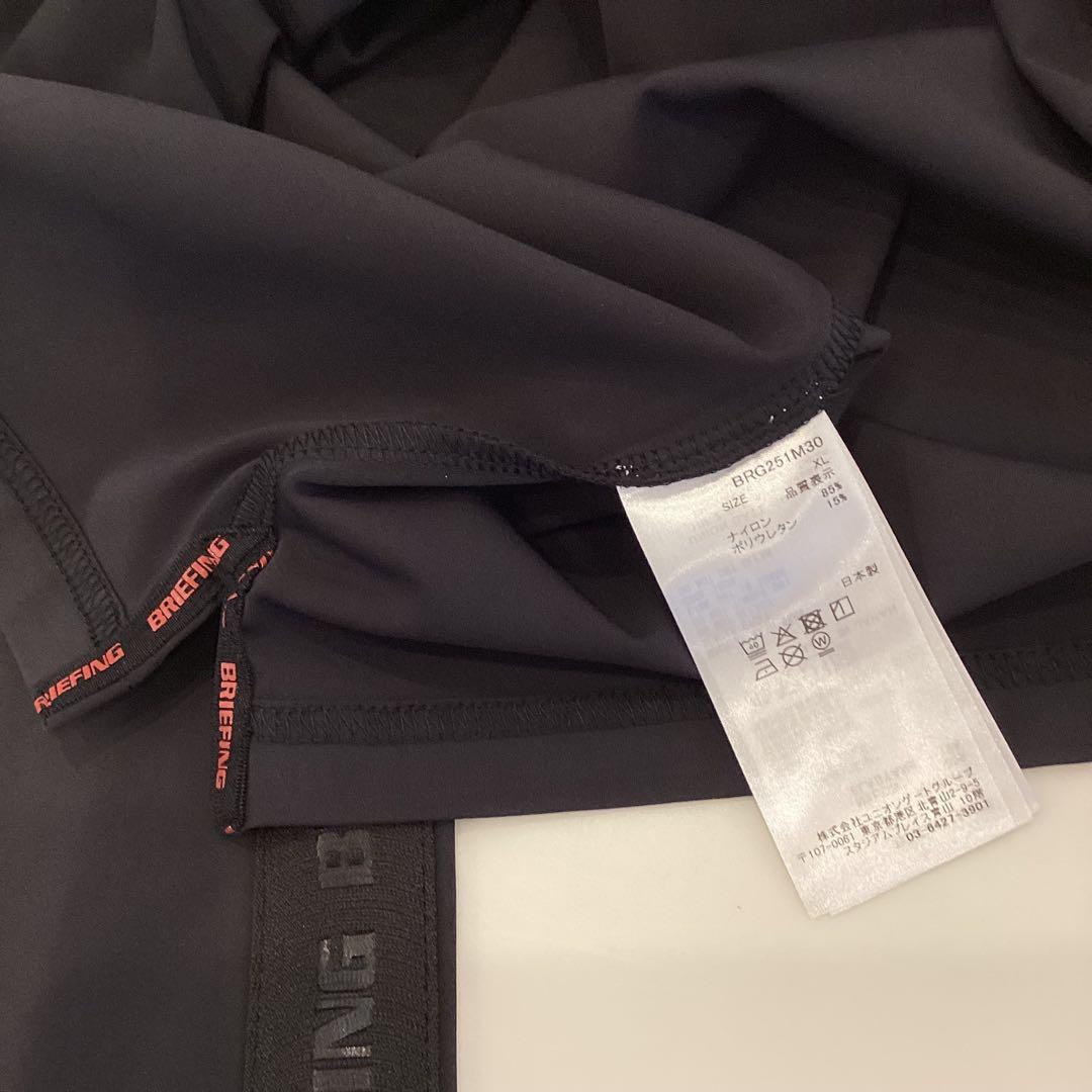 新品　BRIEFING MS LOGO LINE LS HIGHNECK RF