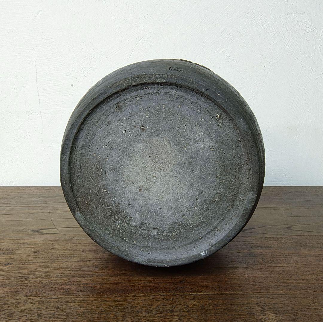 縄文　渦巻文　花器　花瓶　作家不詳