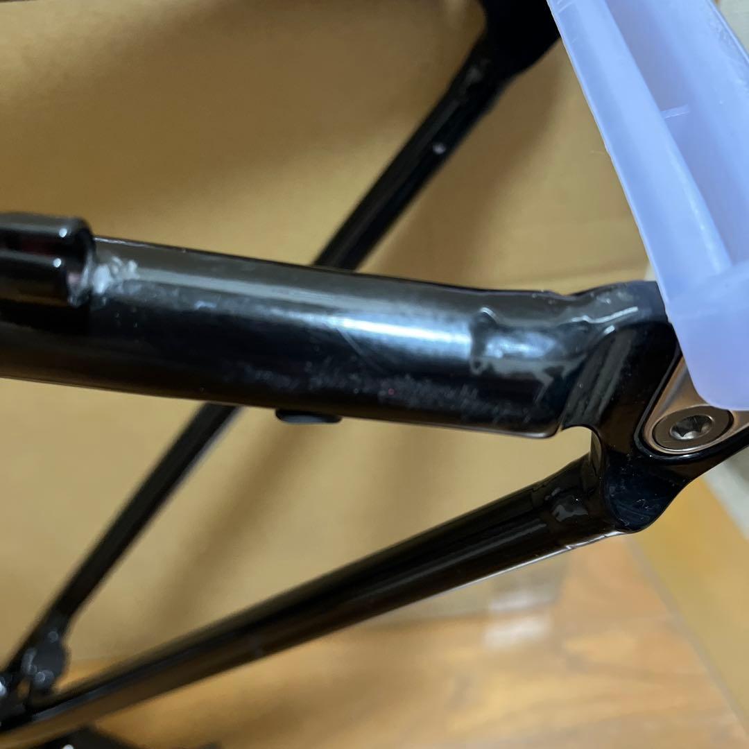 ANCHOR RS6 ロードバイクフレーム ブラック/レッド