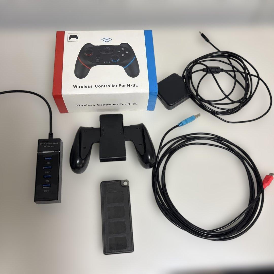 Nintendo Switch 本体 青/オレンジ　美品　付属品多数有り