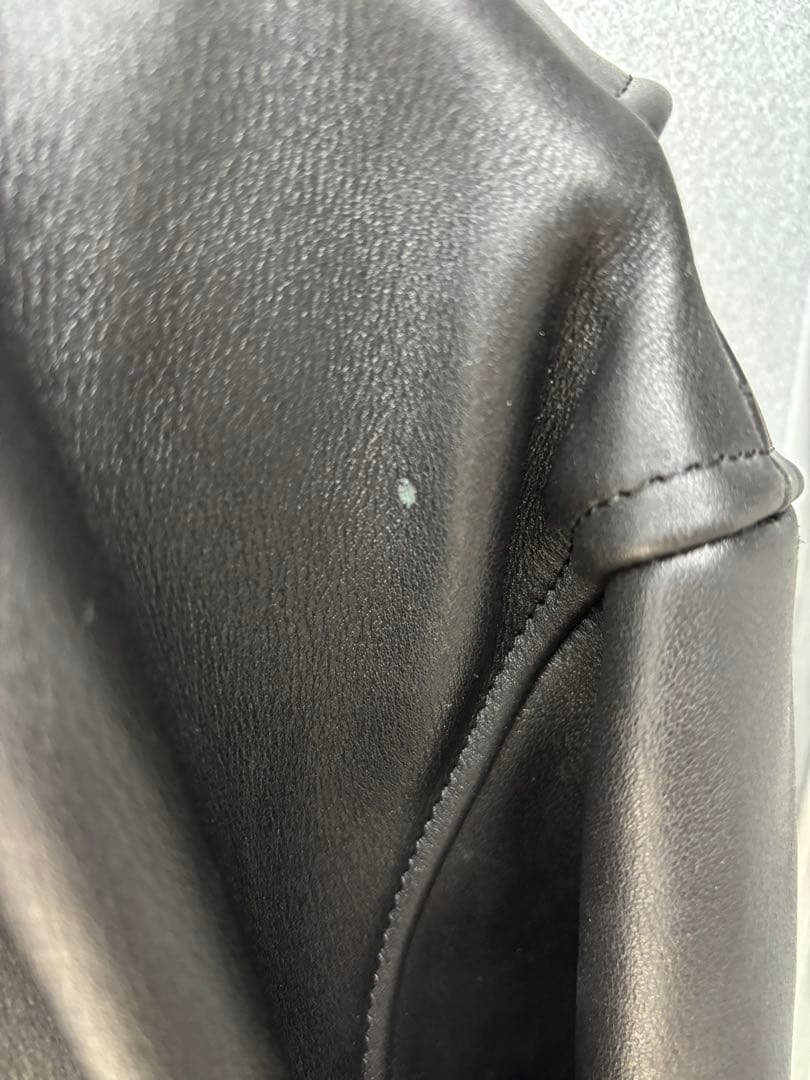 NANKAI ブラックレザージャケット XL