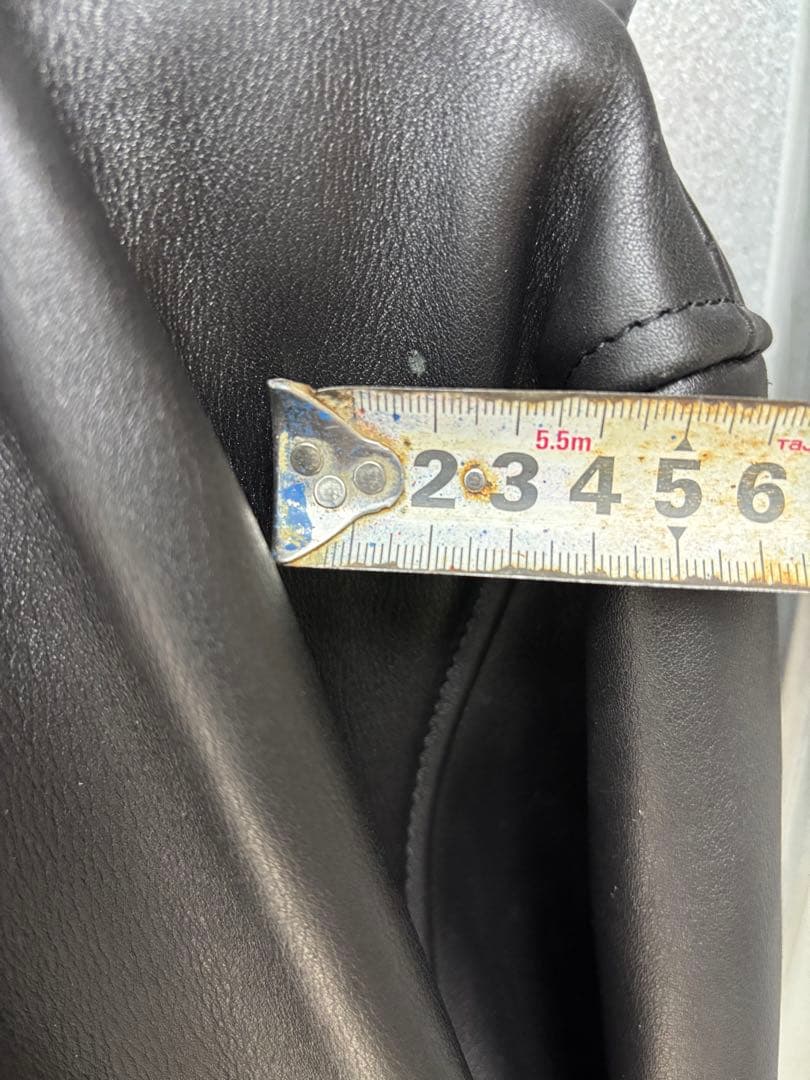 NANKAI ブラックレザージャケット XL