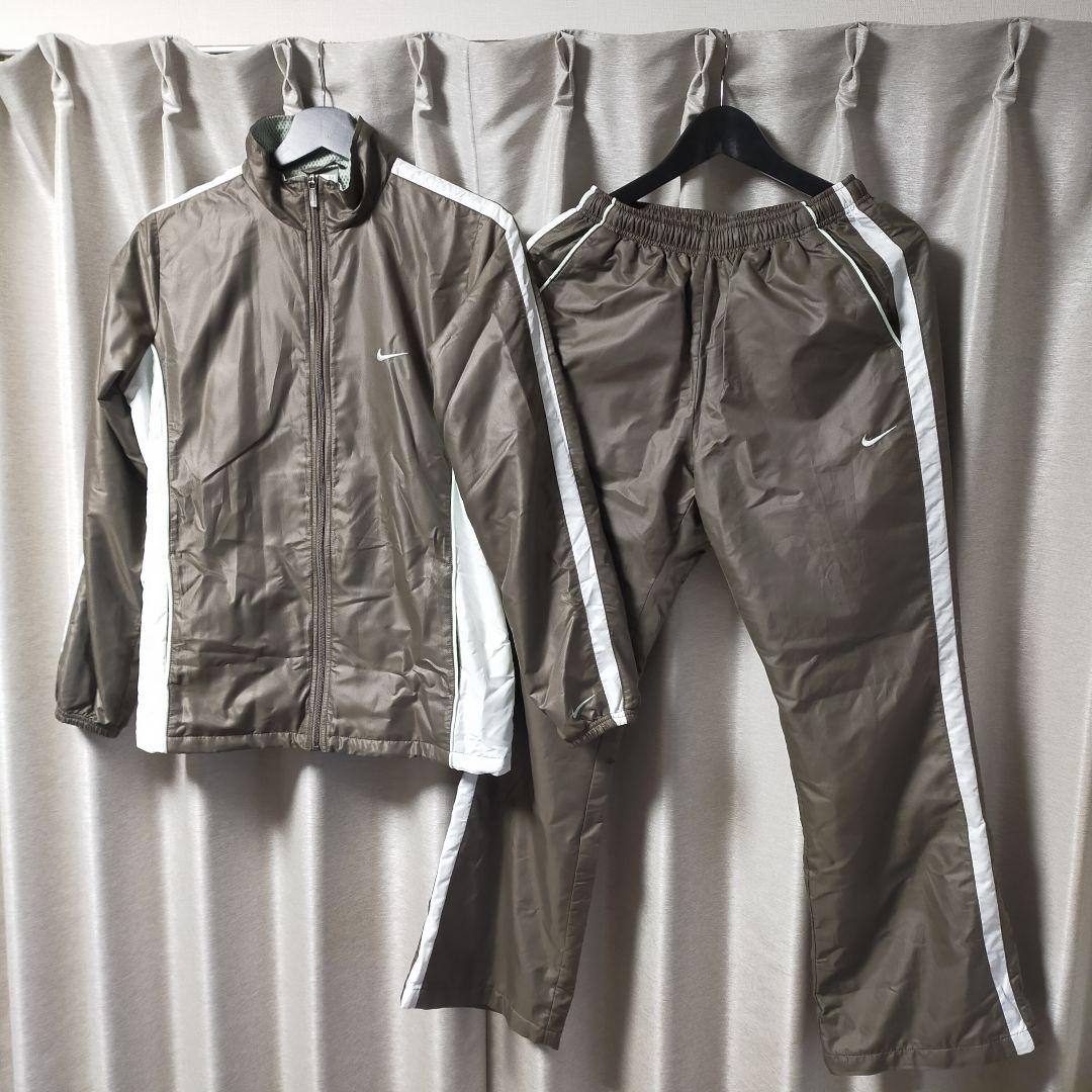 【00s】 NIKE ウインドブレーカー 上下セット レディースM