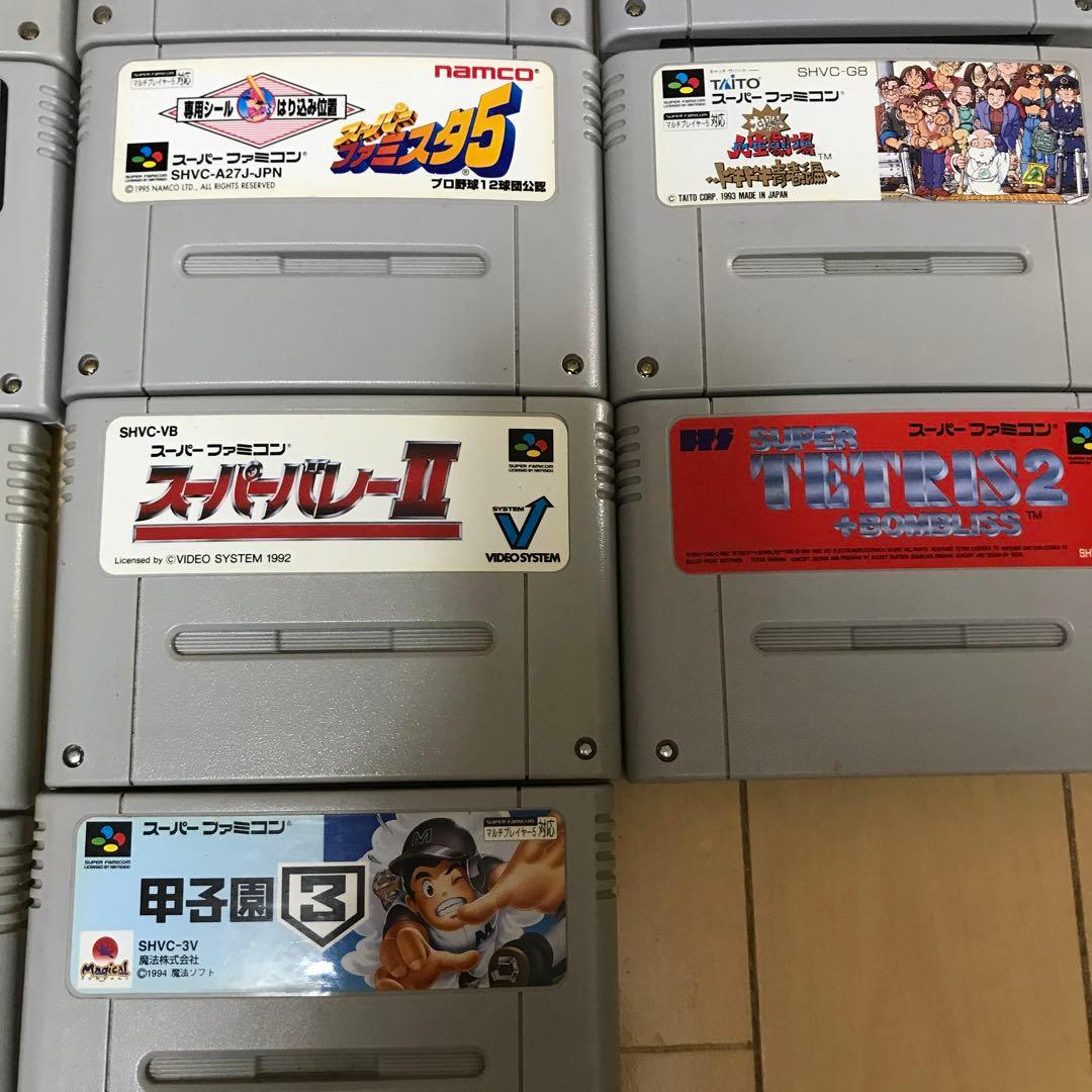 スーパーファミコン　カセット15本