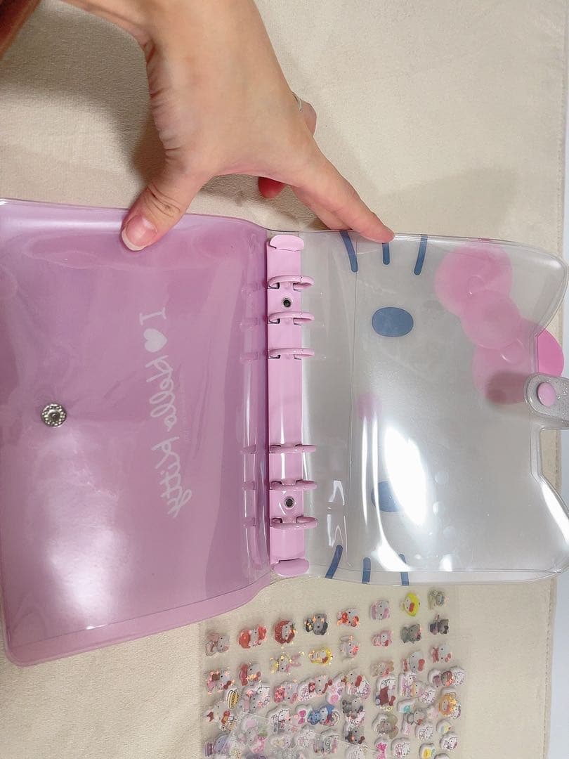 早い者勝ち　大人気　キティ　バインダー　シール　セット　まとめ売り
