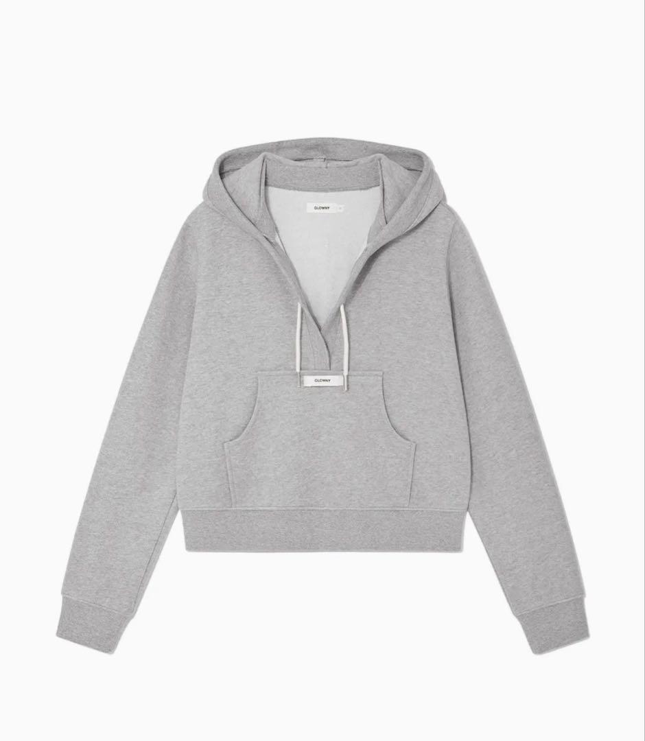 GLOWNY CIAO V CUT HOODIE Sサイズ　グロウニー