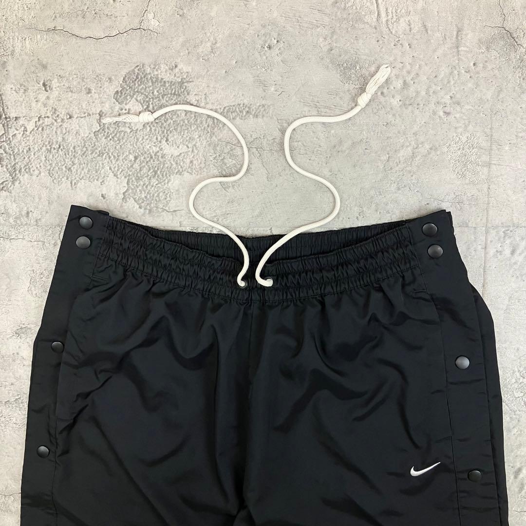 NIKE ナイキ ティアアウェイ パンツ 古着 刺繍 スウッシュ 黒 2XL