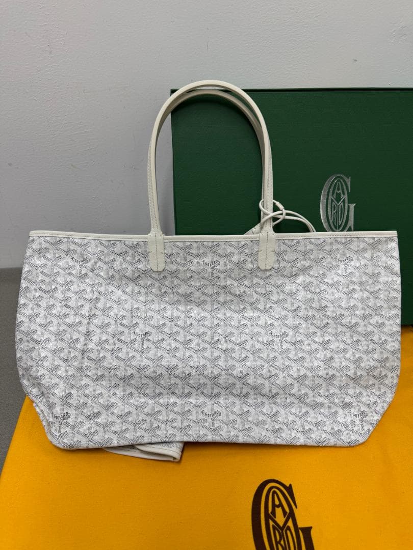 極美品 サンルイ PMサイズ ユニセックス ホワイト ブラン 白 ポーチ付き