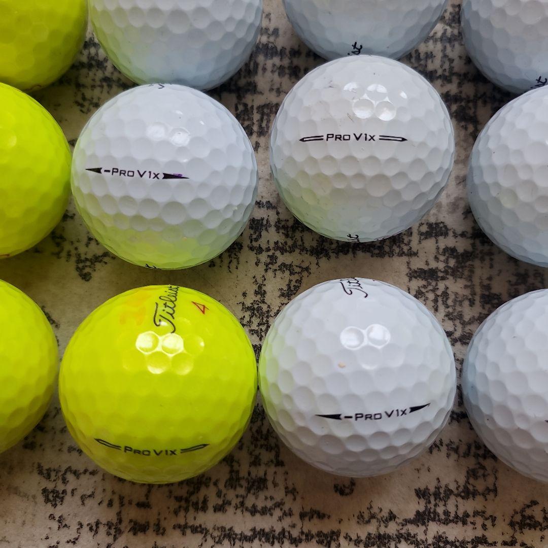 美品タイトリスト 　PROV1xゴルフボール セット 24個