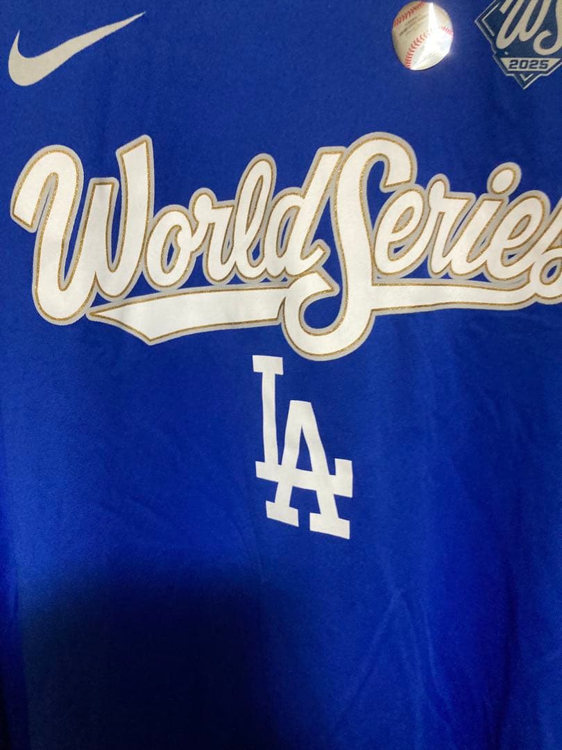 MLB★ドジャース★2025ワールドシリーズ★選手着用★Tシャツ★XXL