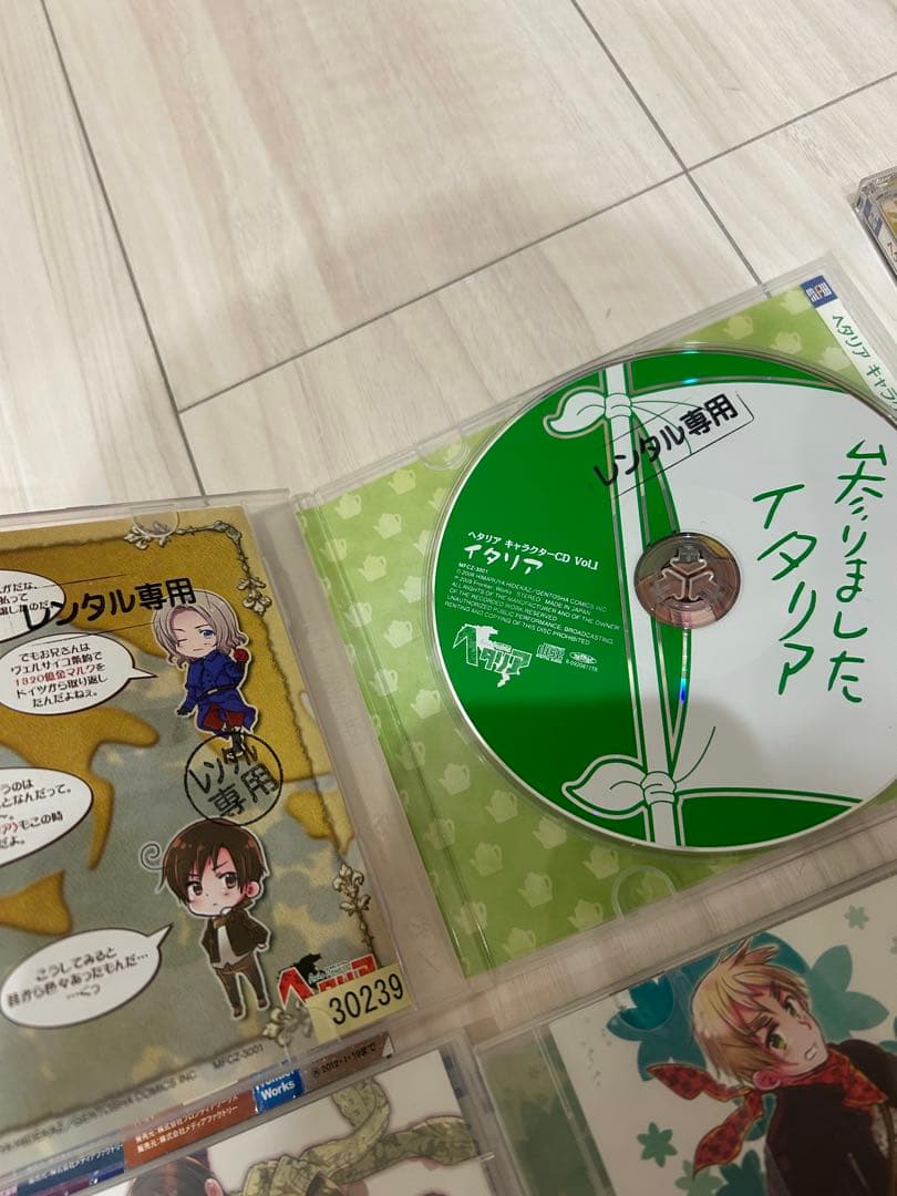 ヘタリア キャラクターCD 8枚セット