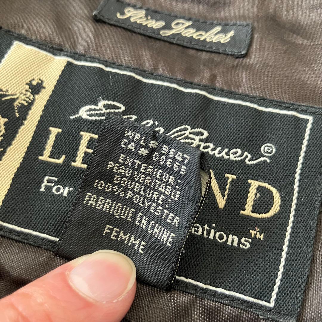 00s Eddie Bauer \"LEGEND\" レザージャケット/M