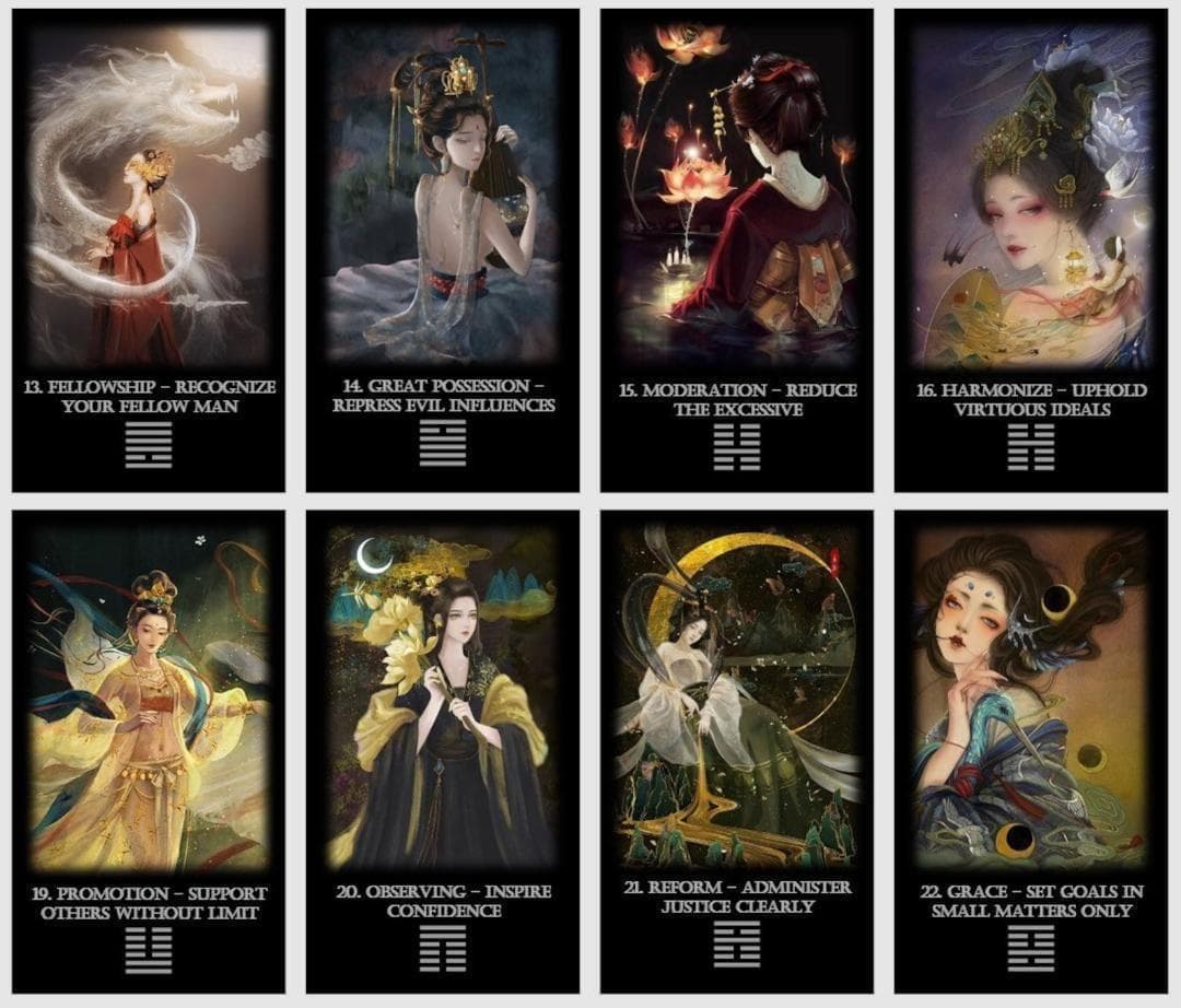 【訳あり特価】正規品イーチンカード✨ I Ching oracle 易経カード