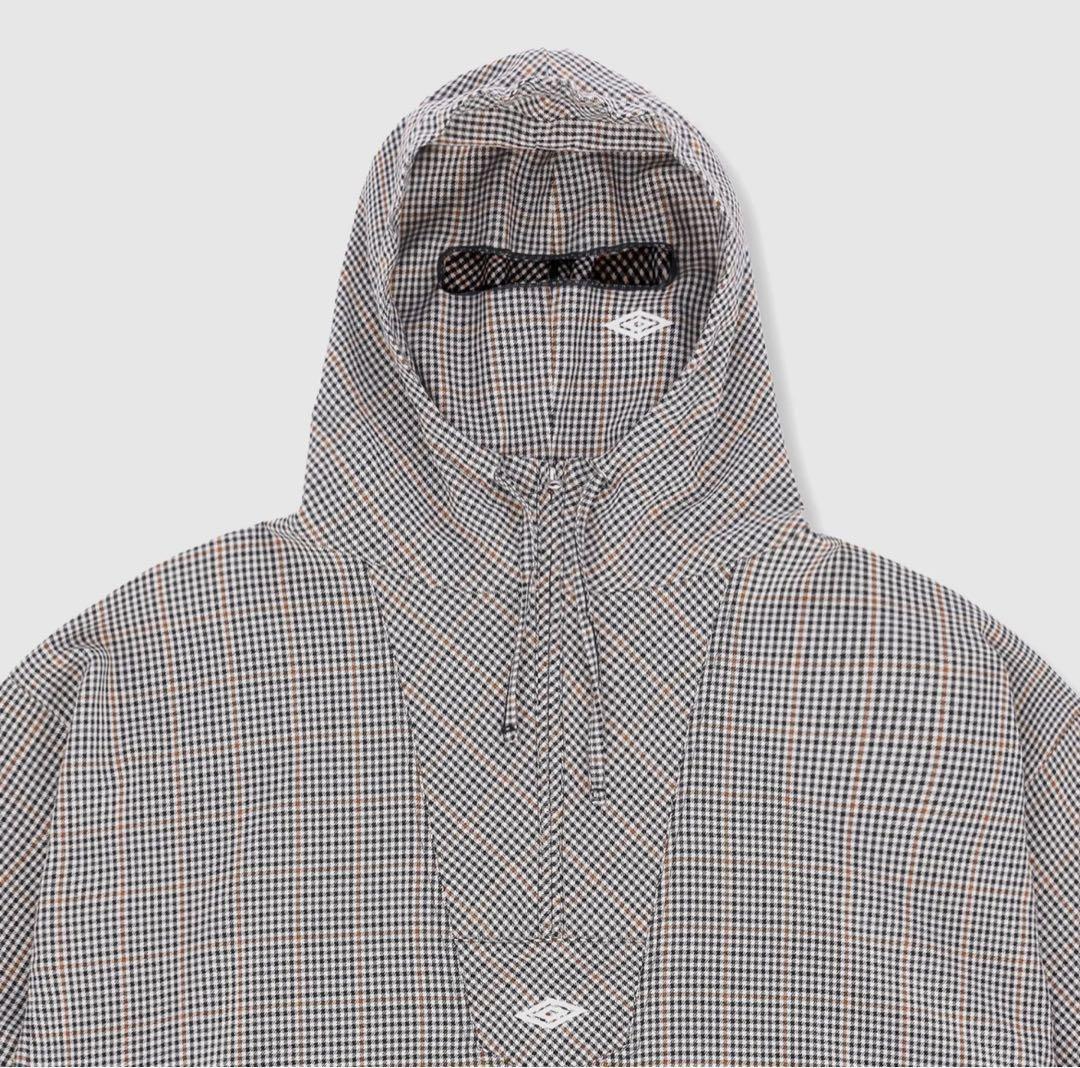 ジャケット・アウター UMBRO SLAM JAM Masked Hood Plaid Shirt M